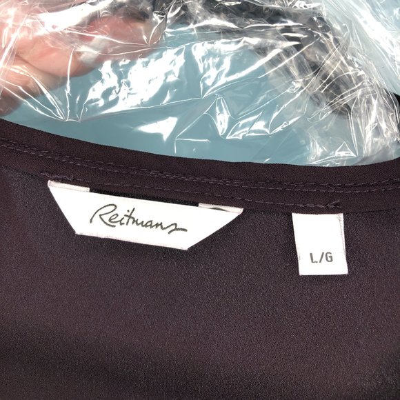 Reitmans | Plum Flowy Blouse (size L) - Picture 3 of 6